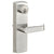 CRL Entry Lever Escutcheon Universal Satin Chrome Keyed Random