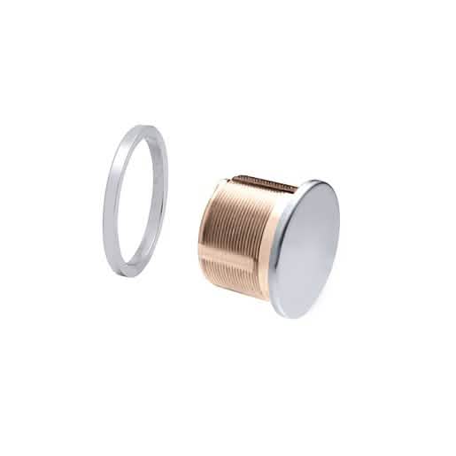 "CRL Satin Anodized Mortise Dummy Cylinder - Sleek, Durable Finish for Secure Installation
