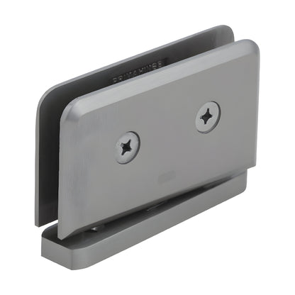 CRL Prima PPH0151BN brushed nickel 5 pre-set solid brass shower door hinge for 8-10mm glass.