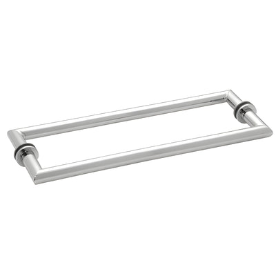 CRL MT Series 24 in Chrome Double-Sided (Back-to-Back) Towel Bar