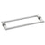 CRL MT Series 24 in Chrome Double-Sided (Back-to-Back) Towel Bar