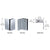 CRL Geneva Series Polished Chrome Wall Mount Bracket for Glass
