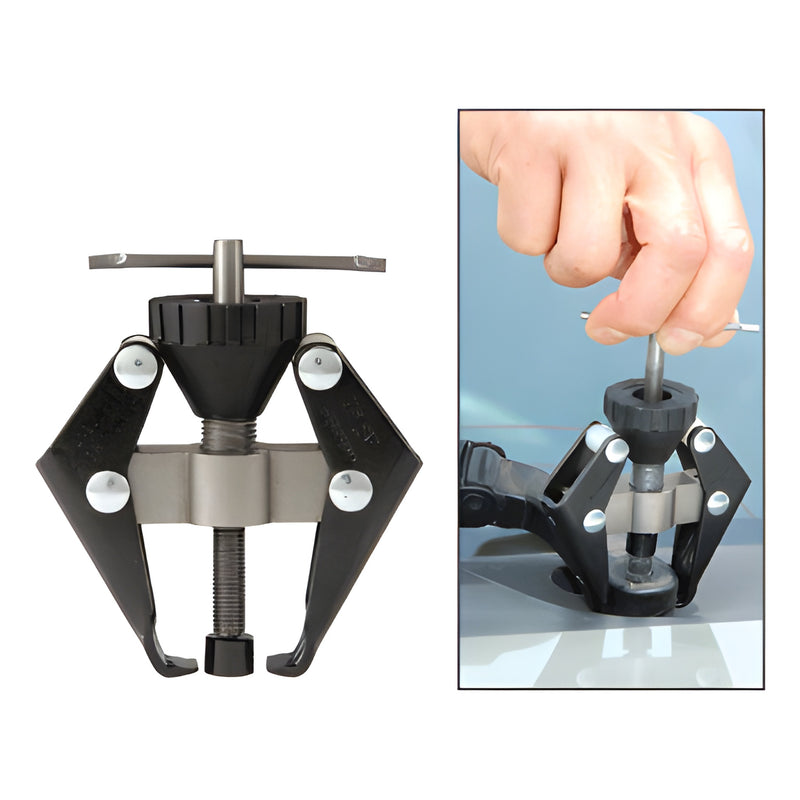 CRL L54150 three jaw T-handle puller for safely removing pressure fit wiper arms; made in USA.