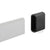 Latitude 34 Adjustable Drywall 90° Track Mount Kit, Black Stainless