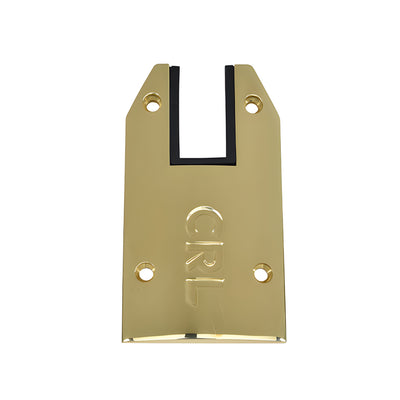 CRL DRX™ 4" Polished Brass Tapered End Cap w/ Filler - Replacement