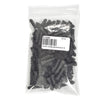 Gray plastic screw anchor P1339C, ribbed masonry/drywall anchor with shoulder, fits #4-#10 screws.