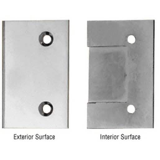 "CRL Chrome Vienna Watertight Cover Plate - Durable, stylish protection for your bathroom.