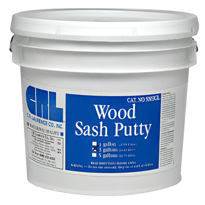 CRL Off-White Wood Sash Putty 3 Gal — Paintable Window Repair Putty