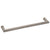 CRL 24 in Brushed Nickel Round Wall-Mount Towel Bar - Single-Sided