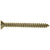 CRL Brushed Bronze 2 in Phillips Flat Head Sheet Metal Screws 10-Pack