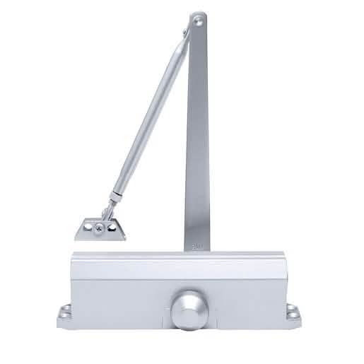 CRL Aluminum Adjustable Door Closer Size 1-4 Surface Mount for Smooth Operation