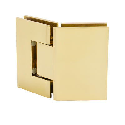 CRL Geneva 045 Brass 135° Glass-to-Glass Shower Door Hinge