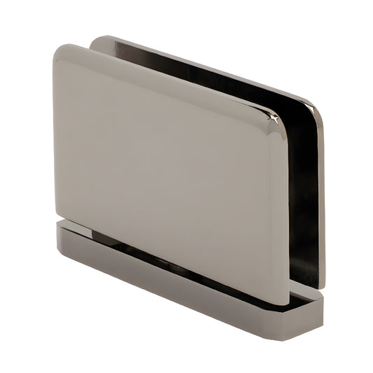 PPH01GM gun metal brass pivot hinge for 8-10mm frameless glass shower doors, beveled edge, self-centering.