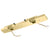 CRL Polished Brass Electric Strike Keeper — Fail-Secure Double Door