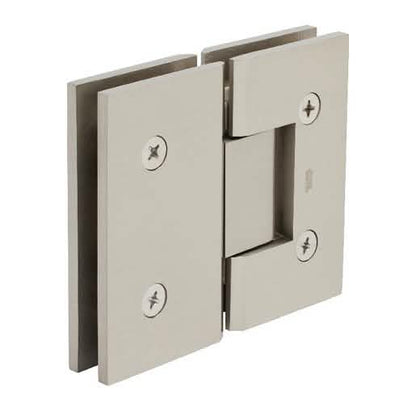 CRL Brushed Nickel Vienna 580 Glass-to-Glass Hinge, 5° Pin, Sleek & Durable Design