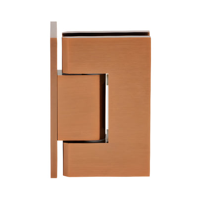 GEN344ABRZ adjustable Geneva shower hinge, antique bronze brass finish for 8-12mm (5/16-1/2") glass