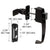 CRL Black Push-Button Screen/Storm Door Latch Tie-Down, 1-3/4" Holes