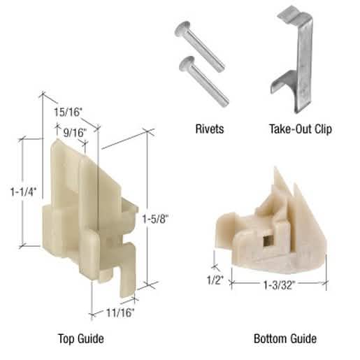 "CRL Window Channel Balance Repair Kit - Durable, Easy Installation for Smooth Window Oper