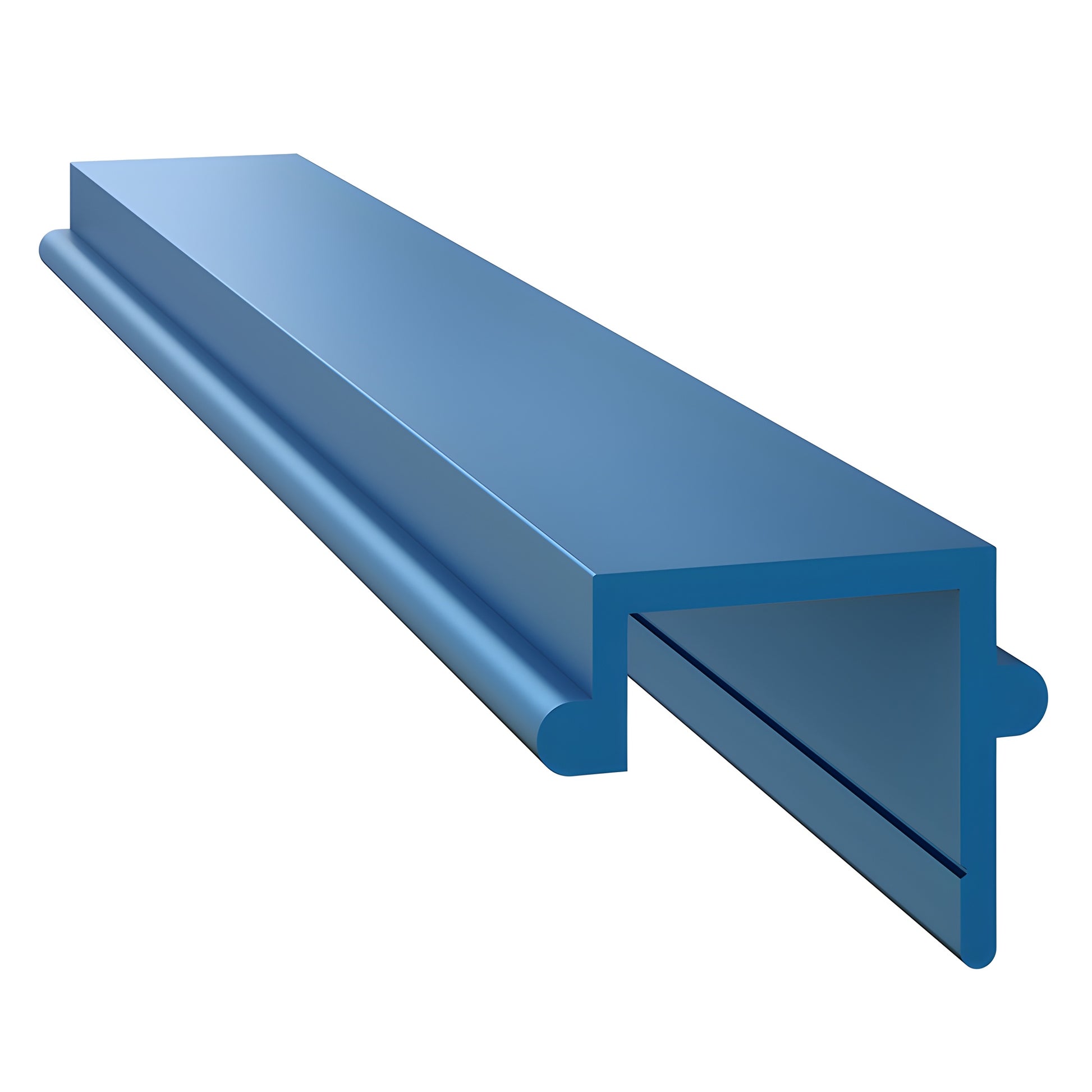 CPF72C 72" Cielo post filler - snap in windscreens closure, hollow rectangular profile, Sky White finish.