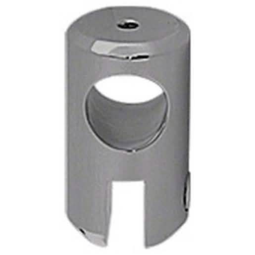 CRL Brushed Nickel Movable Bracket for 3/8-1/2 inch Glass - Sleek, Durable & Adjustable