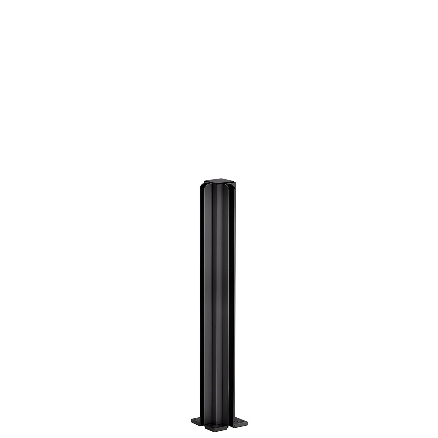 CRL D990DU12CR dark bronze anodized 12" aluminum 90 corner partition post with U-channel for 1/4" glass