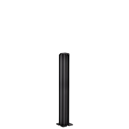 CRL D990DU12CR dark bronze anodized 12" aluminum 90 corner partition post with U-channel for 1/4" glass