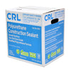 CRL M64GRY 10.1 oz gray polyurethane construction sealant cartridge with nozzle