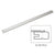 CRL 42 in Satin Extruded Aluminum Door Bumper Bars