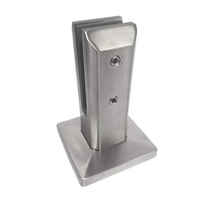 CRL Brushed Stainless Steel Square Spigot 2205 for seamless glass railing installations.