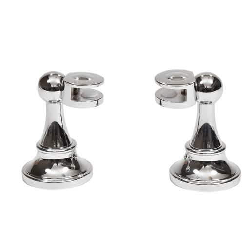 Elegant CRL Chrome Victorian Mirror Pivot for stylish and secure mirror installation.