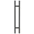 CRL 48-inch Matte Black Ladder-Style Door Pull for Glass Doors
