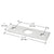 CRL Polished Stainless Strike Plate