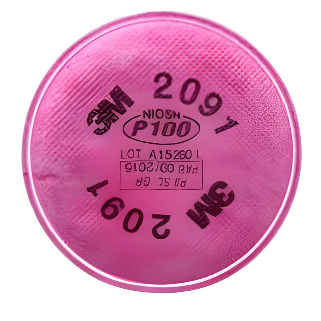 3M 2091 Series Respirator Prefilters, P100 – Pair