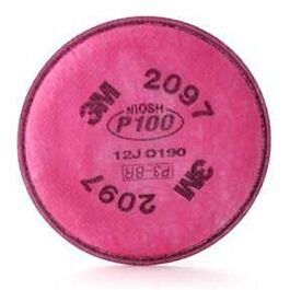 3M 2097 Series Respirator Prefilters, P100- 1 Pair