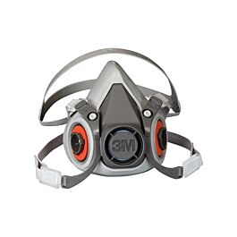 3M 6000 Series Half Mask Respirator, Medium- 1 Each