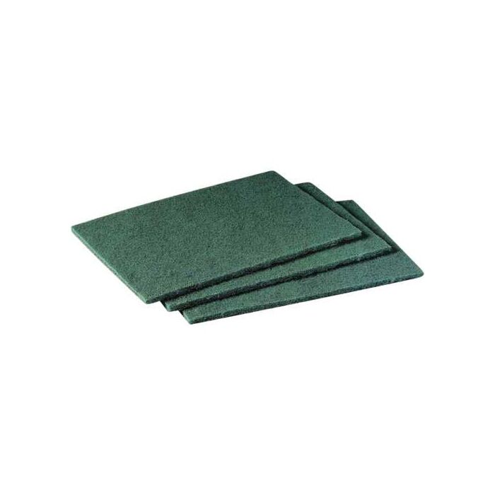 3M #97 Scotch-Brite Hand Pads (Medium Duty), 6" x 9", 10 Pads/Pack, 10 Packs/Case