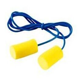 3M E-A-R Classic Earplugs, Polybag, Corded - 200 Pair / Box
