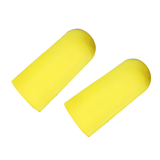 3M E-A-Rsoft Yellow Neon Earplugs, Uncorded, Polybag, Regular – 200 Pairs/Box