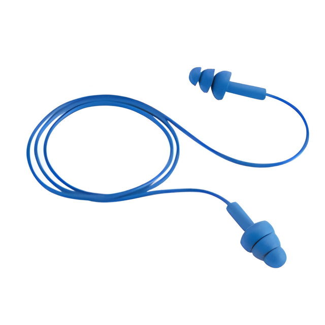 3M EAR Ultrafit Corded Ear Plug, Metal Detectable, One Size Fits All – 100/Box