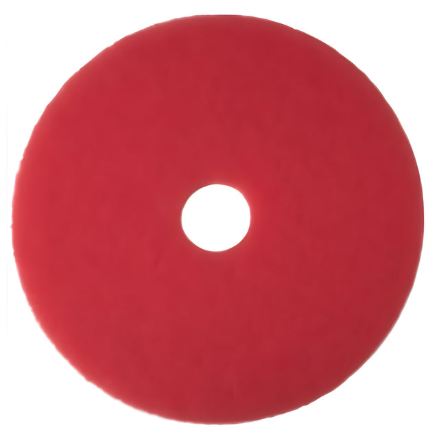 3M Floor Pad for Buffing, Red, 14" – 5/Case