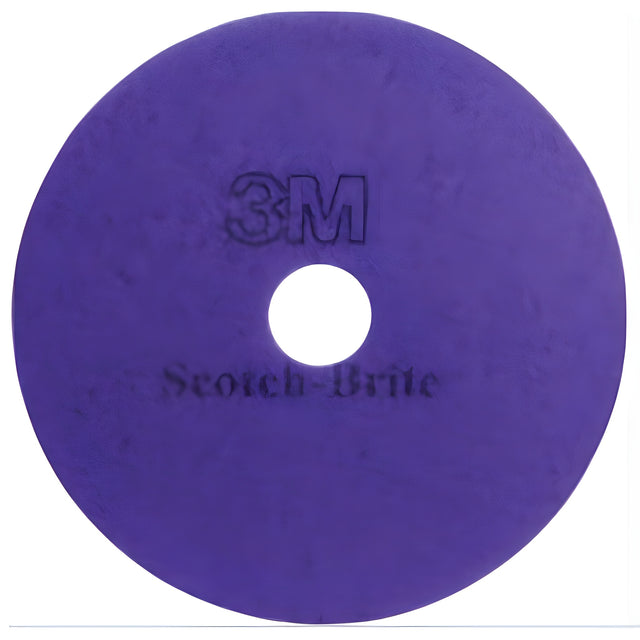 3M High Performance Floor Pad for Cleaning/Polish, Purple, 12" – 5/Case