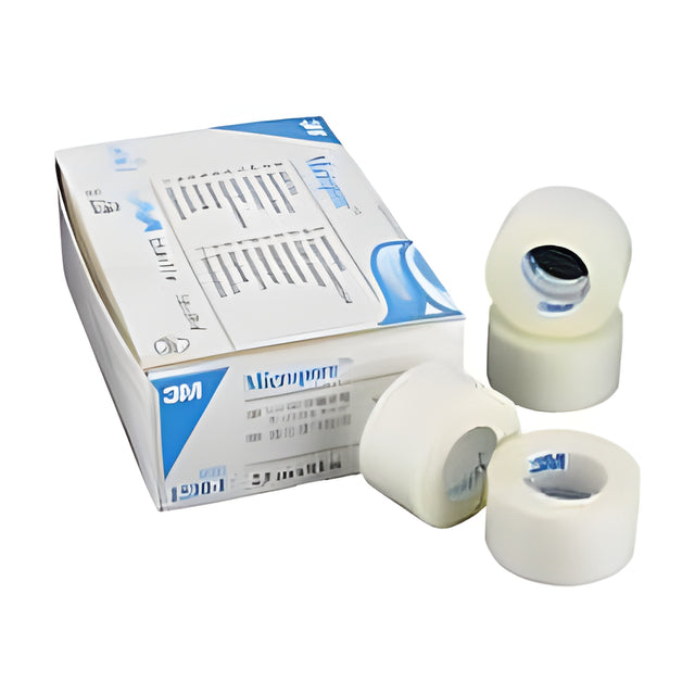 3M Micropore Tape, 2.5cm x 9.1m – 12/Box