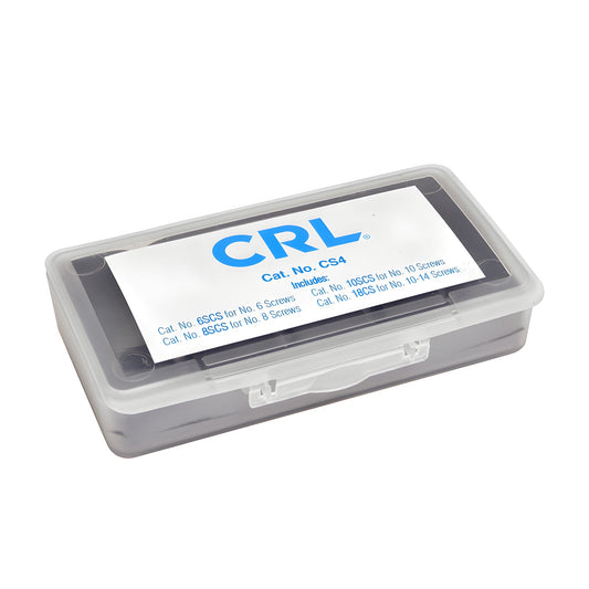 CRL UCSB4 aluminum U-shaped setting block with black neoprene top, 4 in long, for sidelite/U-channel glass support