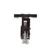 CRL TP7020 heavy glass breaking pliers - black head with silver knurled handles, for scoring up to 1" (25 mm) glass.