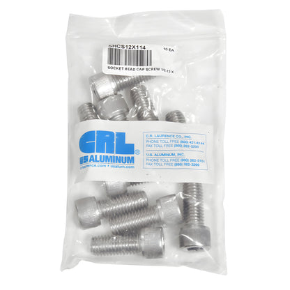 CRL Stainless Steel 1/2-13 x 1-1/4 in Hex Socket Head Cap Screw