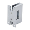 The rear mounting side of the Cologne 037 series hinge showing the H-shaped back plate and screw holes.