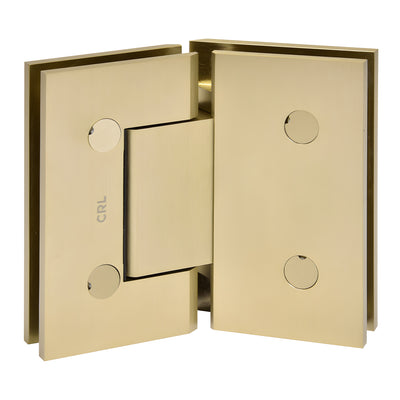 CRL Brushed Bronze Trento 135° Glass-to-Glass Shower Door Hinge