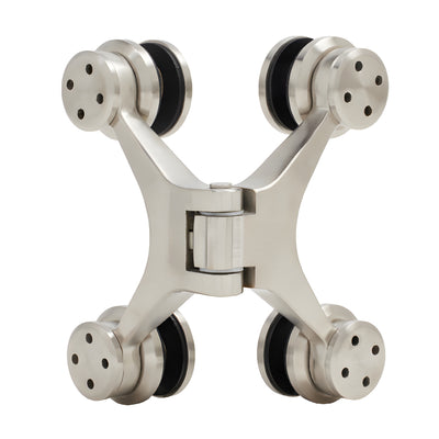 CRL 316 Stainless Steel Brushed Glass-to-Glass Frameless Shower Hinge