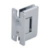 CRL Polished Chrome Pinnacle 337 Series Adjustable Wall Mount 'H' Back Plate Hinge