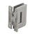 CRL 316 Brushed Stainless Wall-Mount H Back-Plate Hinge 037